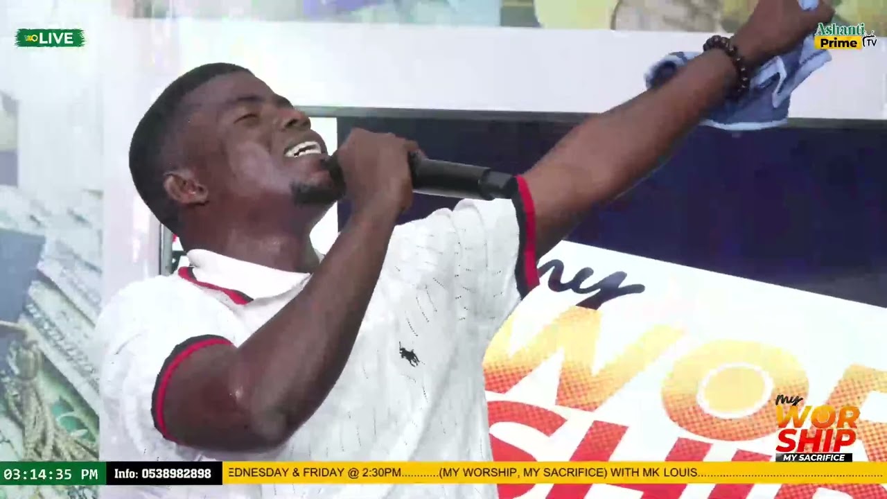 LIVE WORSHIP WITH MIN. FRANCIS BOAHEN #MyworshipMysacrifice #ashantiprimetv