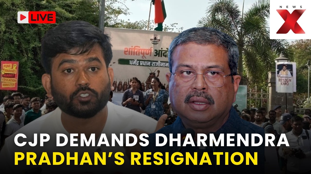 CJP Pune Protest LIVE: &lsquo;I Am A Cockroach&rsquo; Chant Grow Louder, Demand Dharmendra Pradhan&rsquo;s Resignation
