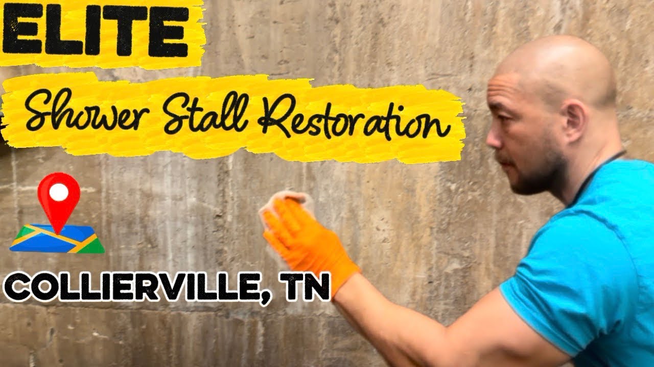 Cleaning & Restoring A Travertine Shower Stall | Collierville, Tn