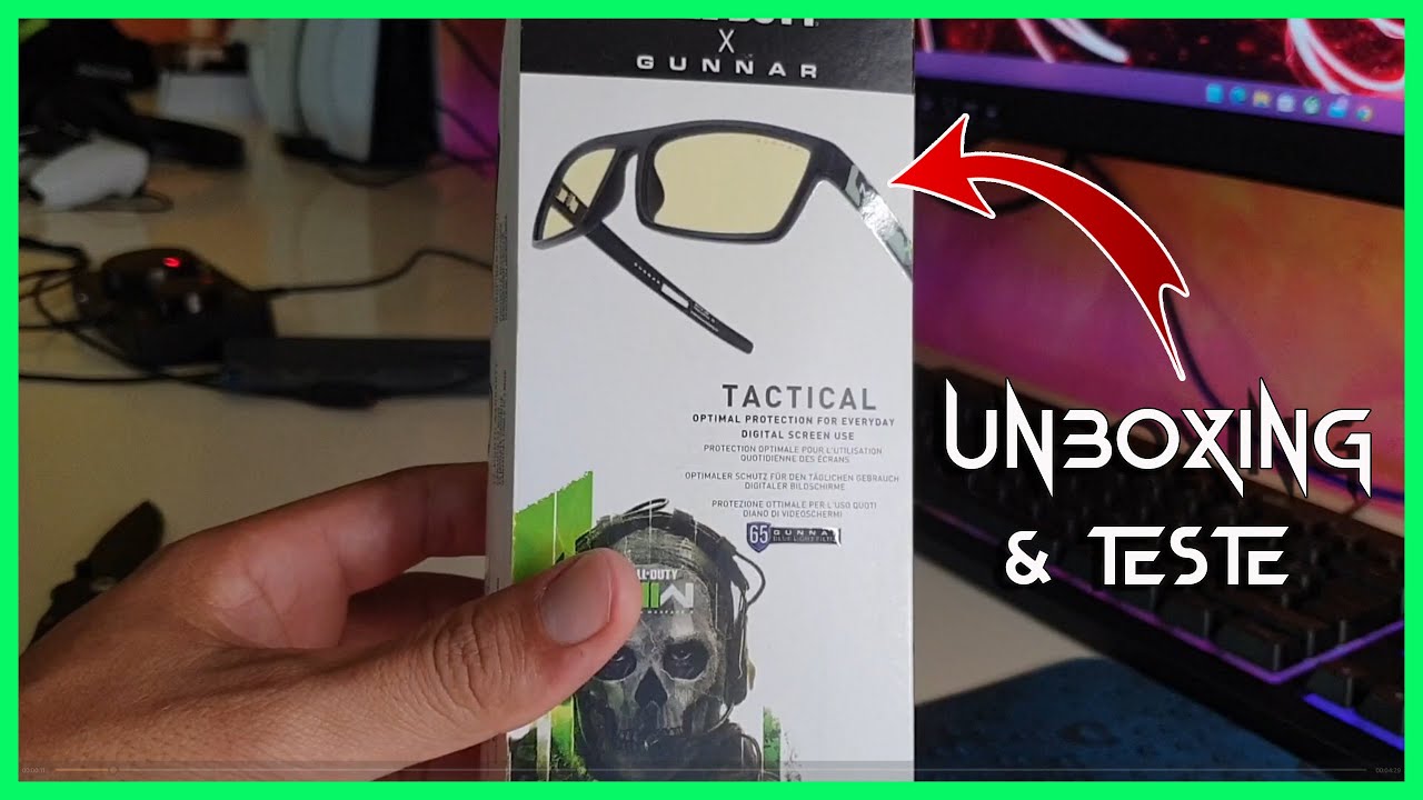 Unboxing & Teste | CALL OF DUTY x GUNNAR | FR