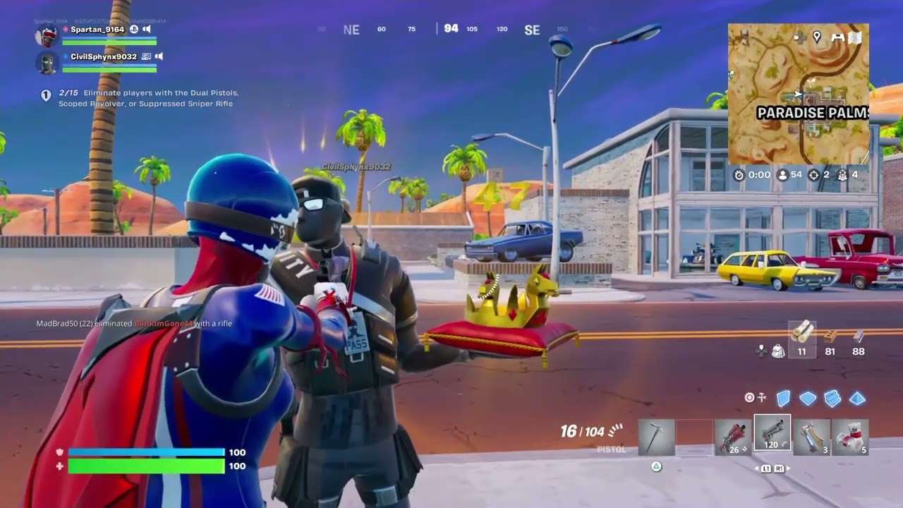 Fortnite but we can only use grey items