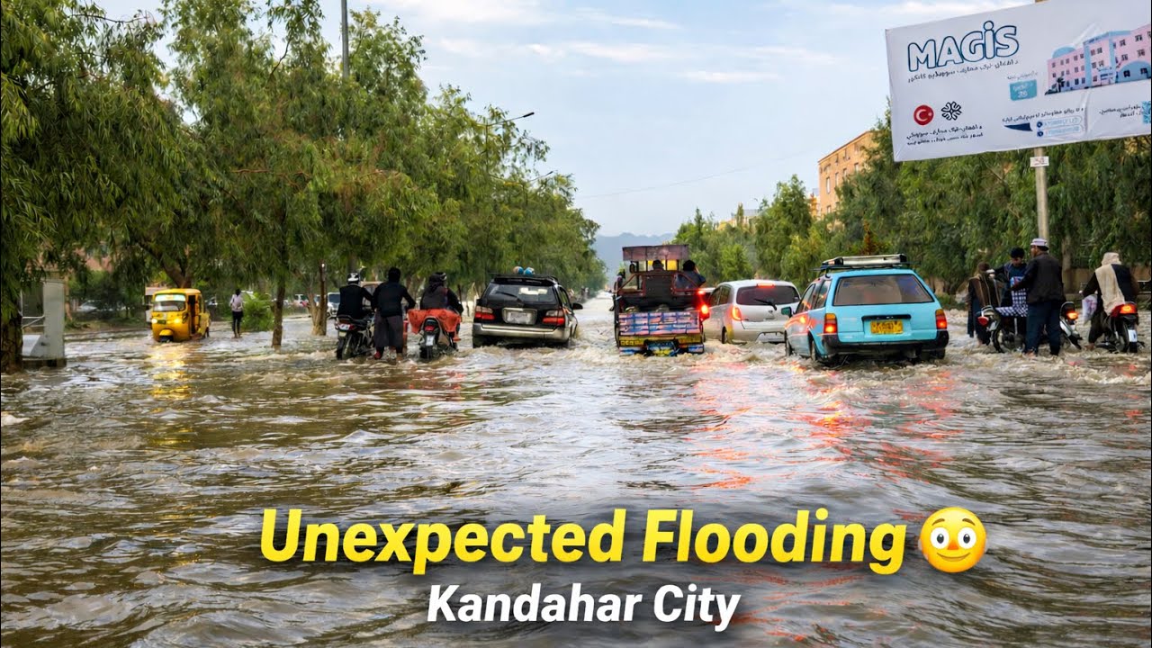 Unexpected Heavy Flooding in Kandahar, Afghanistan 😳- په کندهار کی خطرناکه سیلابونه 