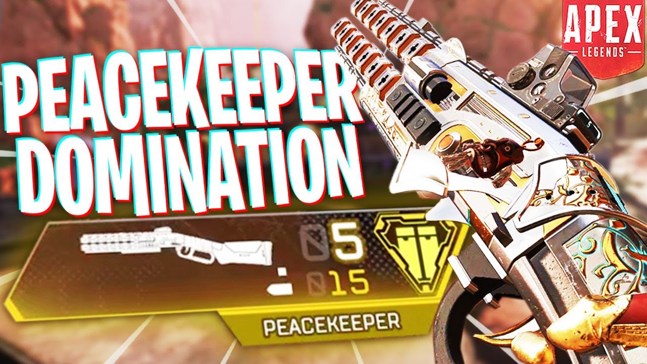 The NEW Legendary Peacekeeper is Unbeatable! - PS4 Apex Legends