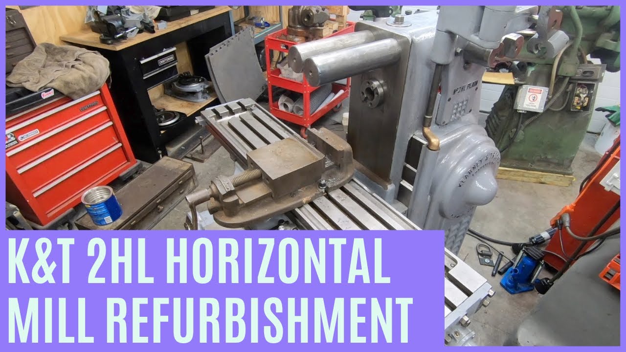 Refurbishing a 1942 Kearney & Trecker 2HL Horizontal Milling Machine   Beginning to End