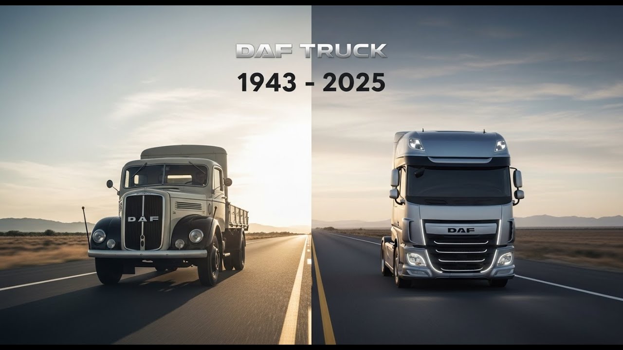 DAF Truck Evolution (1943–2025) | Old to Future Models