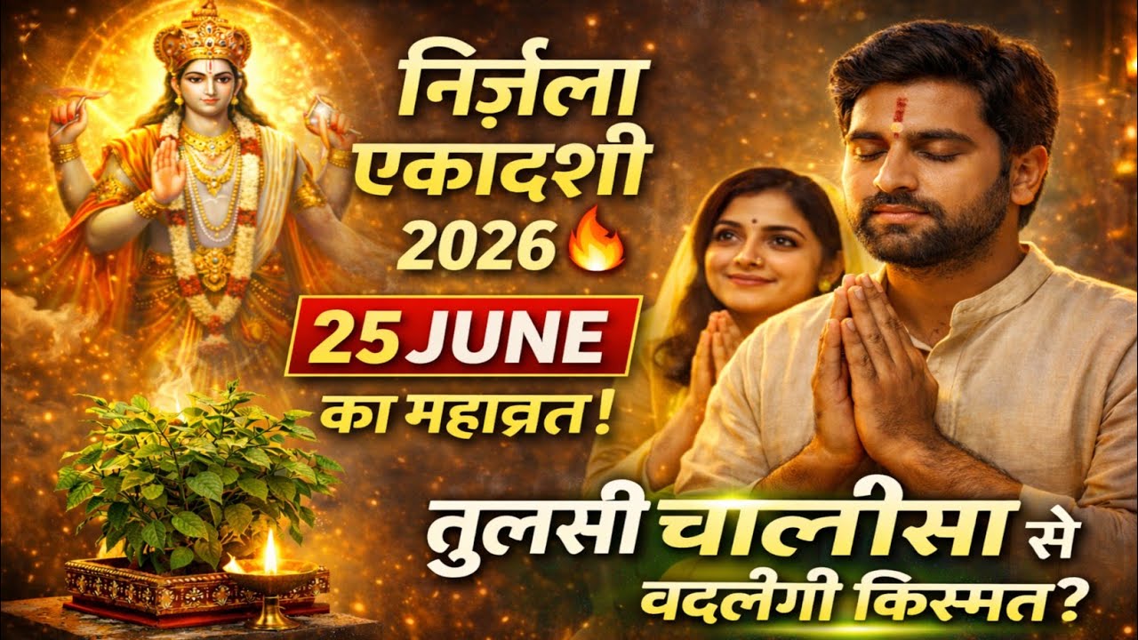 Nirjala Ekadashi 2026 🔥 | 25 June Ka Mahavrat | Tulsi Chalisa Se Badlegi Kismat