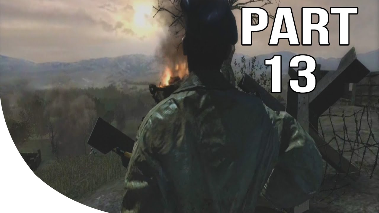 Call of Duty 3 Gameplay Walkthrough Part 13 - No Commentary Let's Play - The Mace