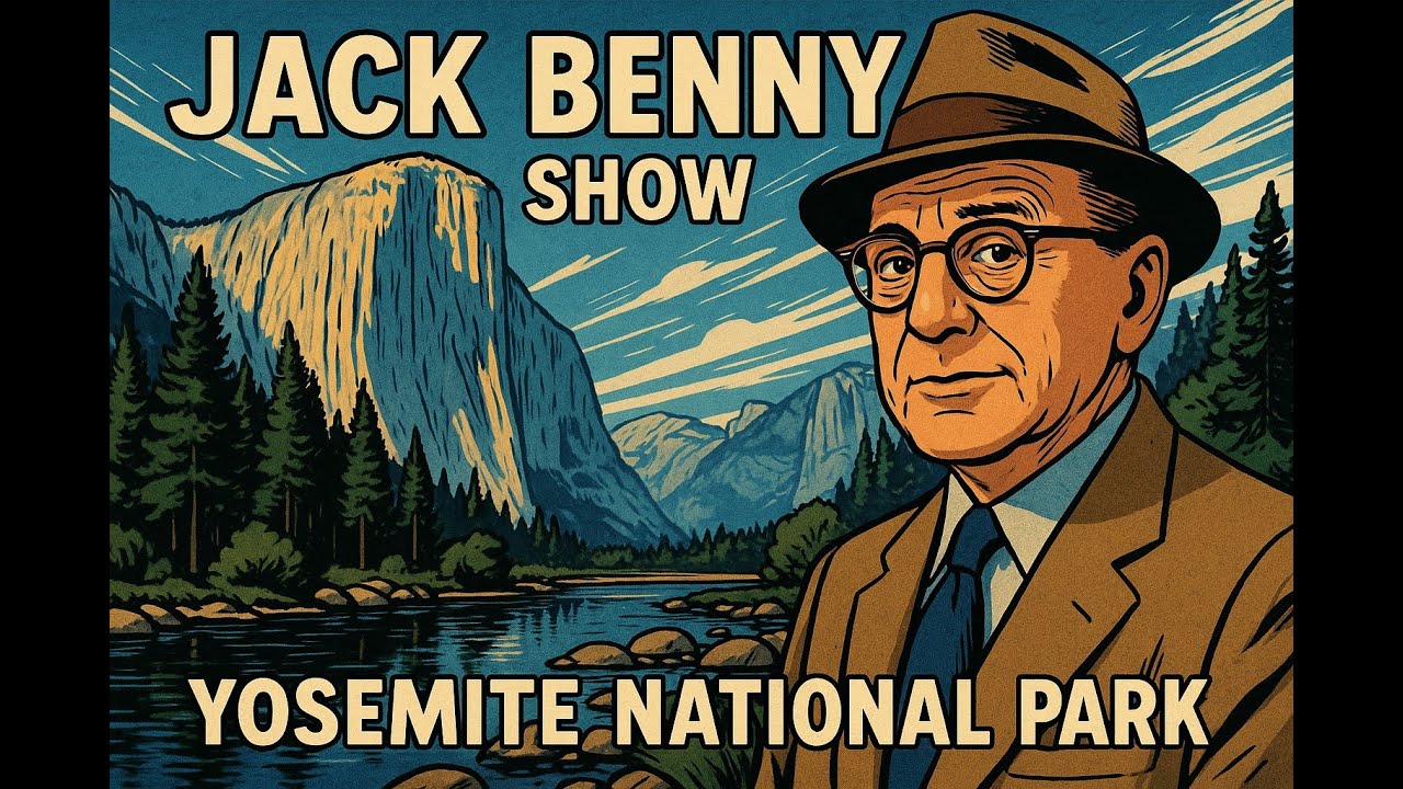 The Jack Benny Show 1940 Yosemite Trip - No Ads or Music -  Enhanced Audio - Black Screen -  Radio