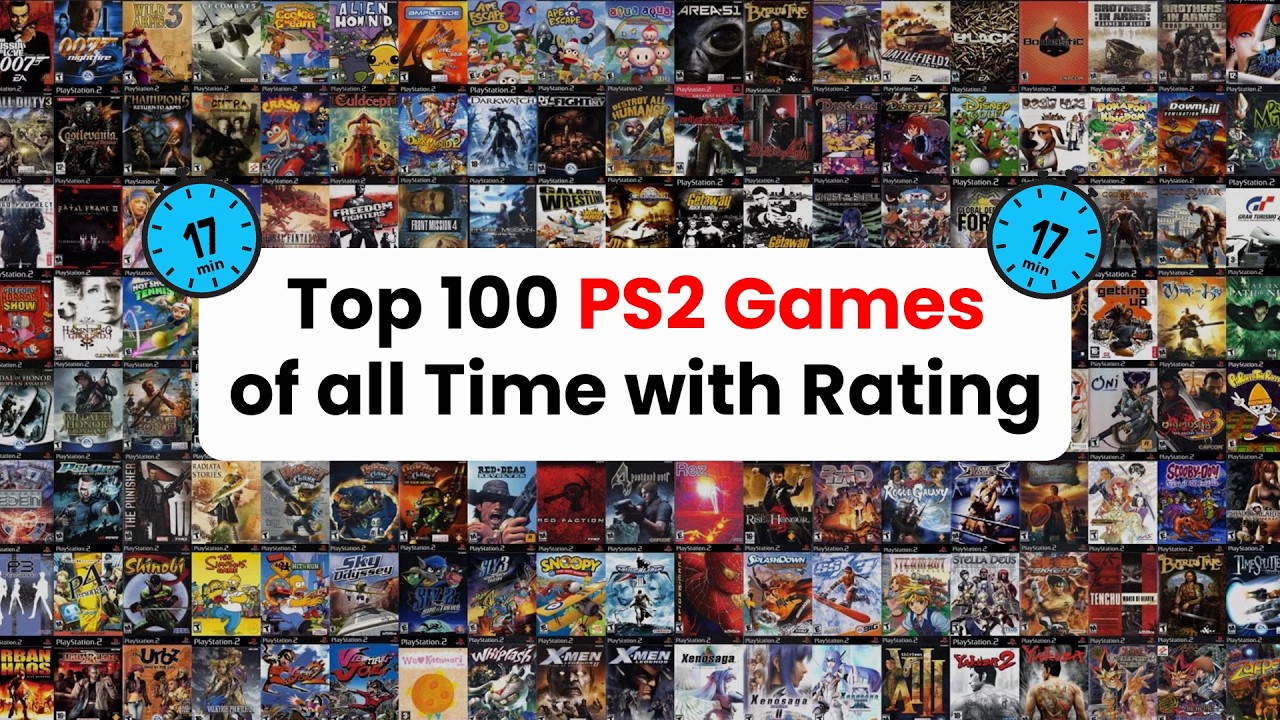 Top 100 PS2 Games of All Time with Rating 🎮 | Best PlayStation 2 Games Ranked