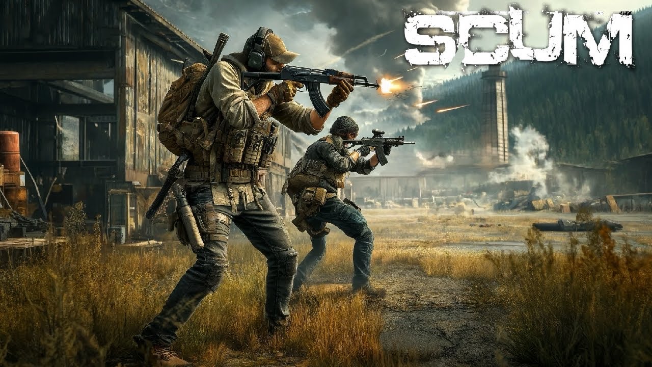 سكم Scum | فايت المطار العسكري PVP🔥