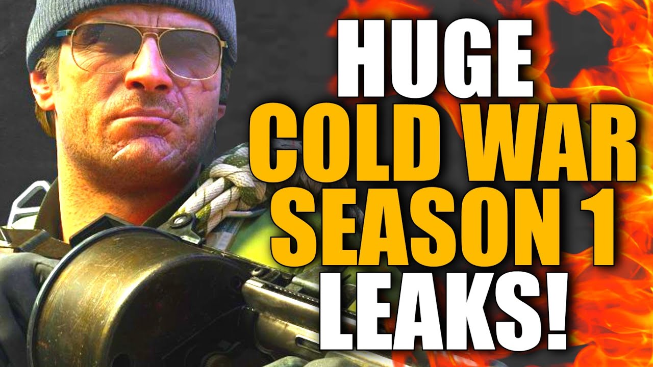 HUGE SEASON 1 LEAKS! New Black Ops Cold War Weapons, Maps, Battle Pass & More