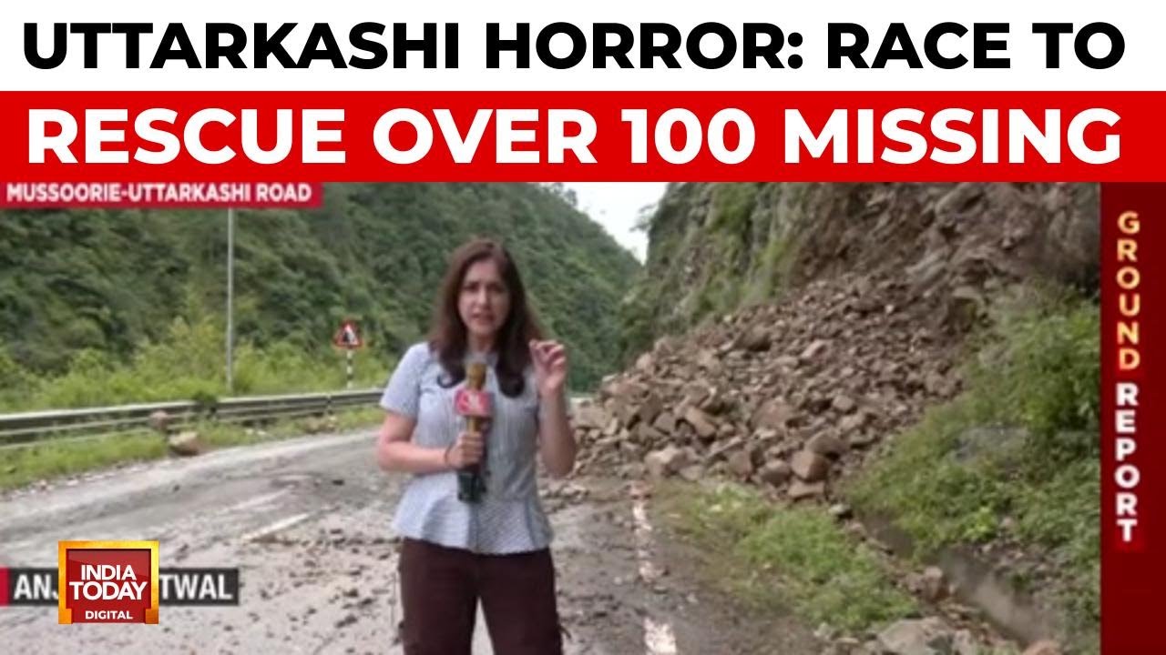 Uttarkashi Flood Fury: Over 100 Missing, Homes Swept Away, Rescue On | Uttarkashi Cloudburst News