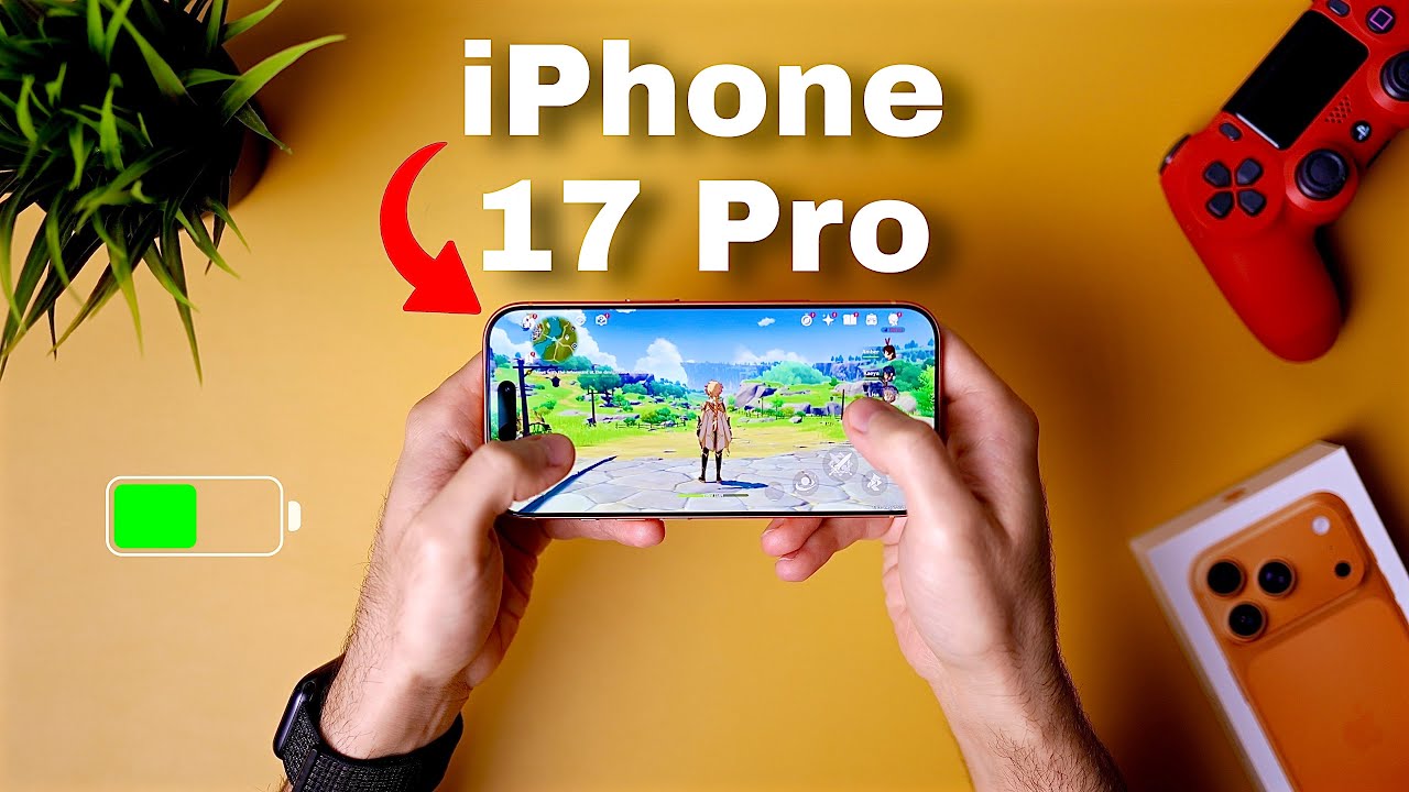 Игры на iPhone 17 Pro | ПОЛНАЯ разрядка аккумулятора!