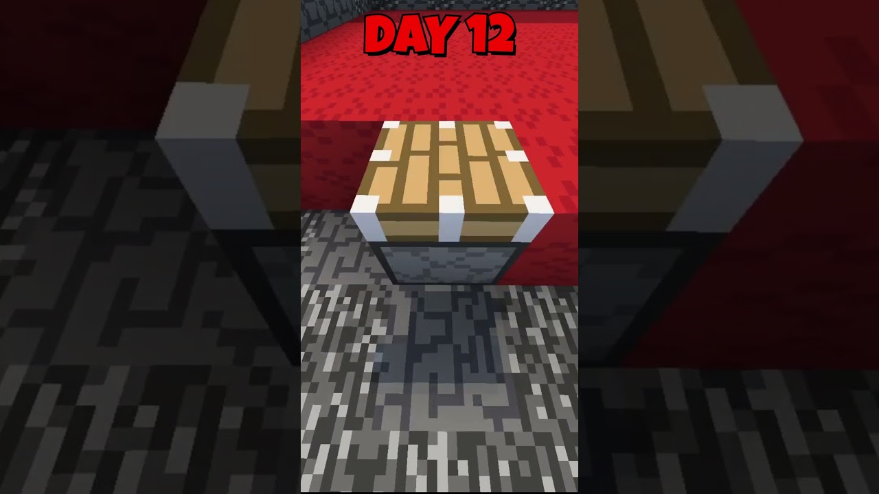 DAY 12 OF PLACING A BLOCK FOR EACH NEW FOLLOWER #newtrend #minecraft #journey #hole @lenovolegion