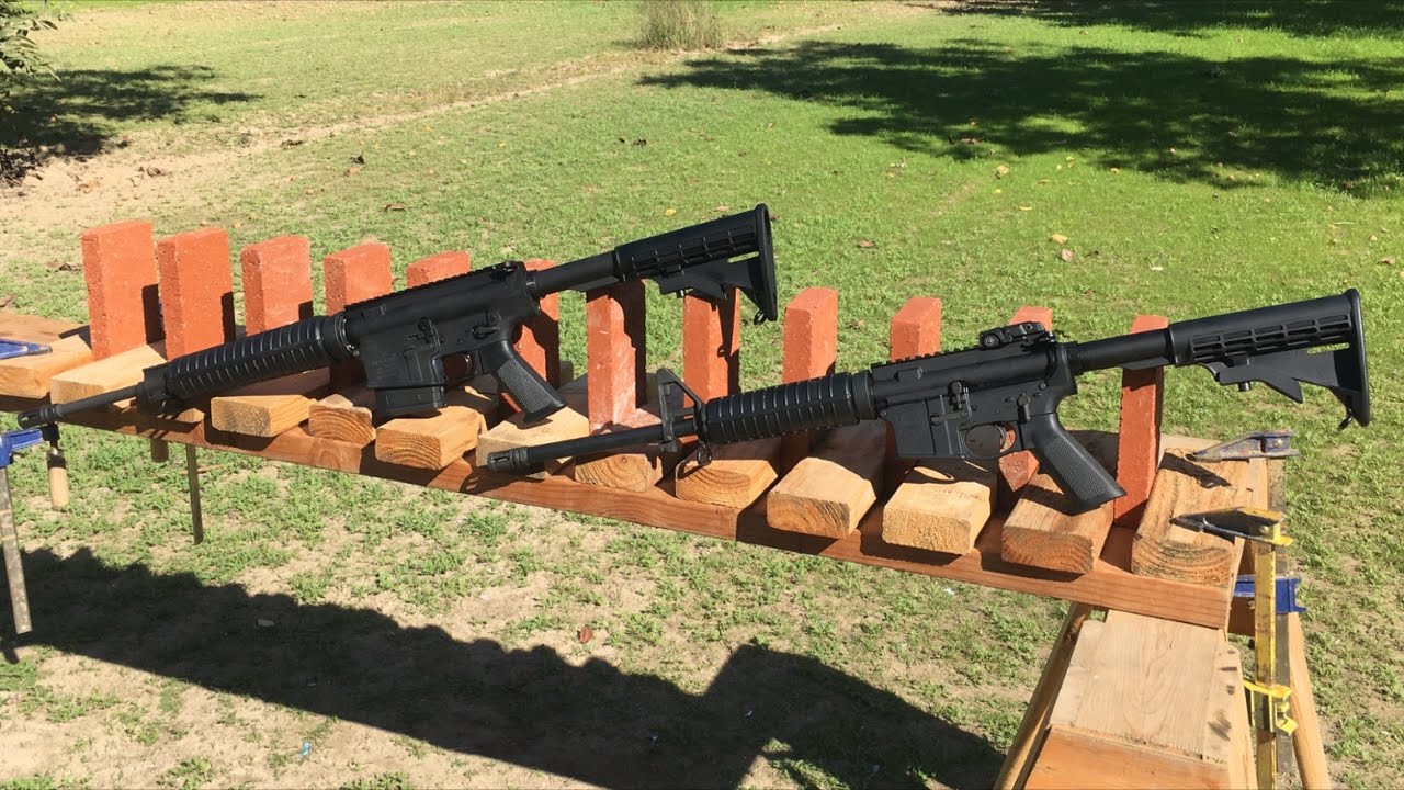 AR15 против AR10 - 5,56 против 308