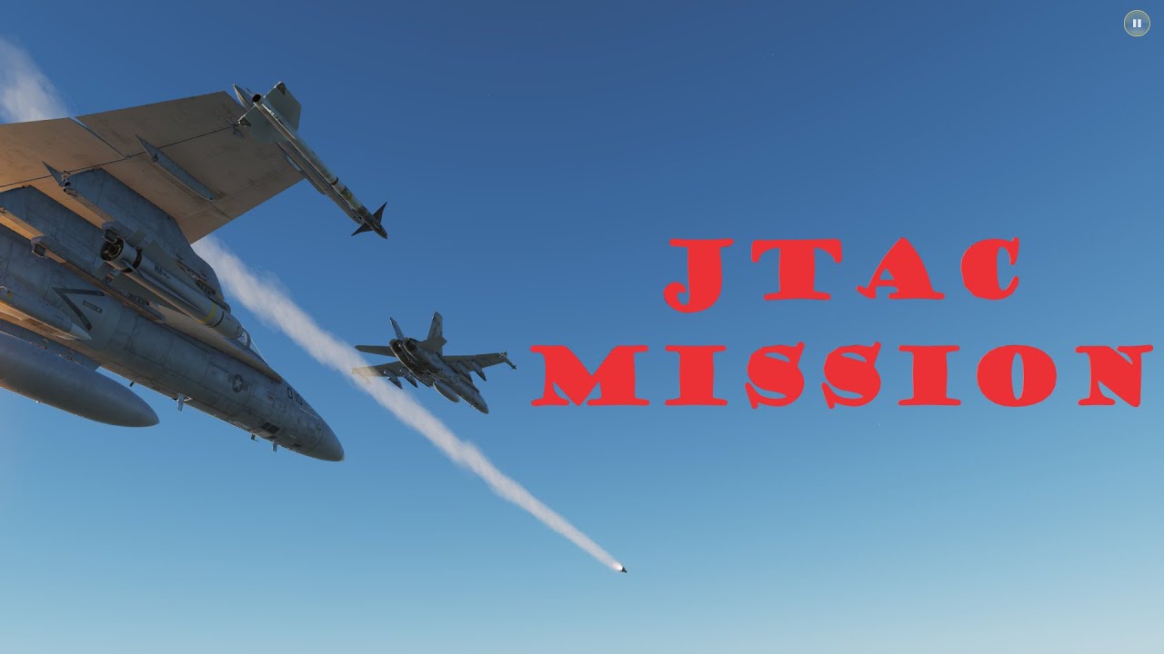 محاكي DCS World مهمة دعم جوي قريب منظور الطيار  | JTAC mission Pilot view