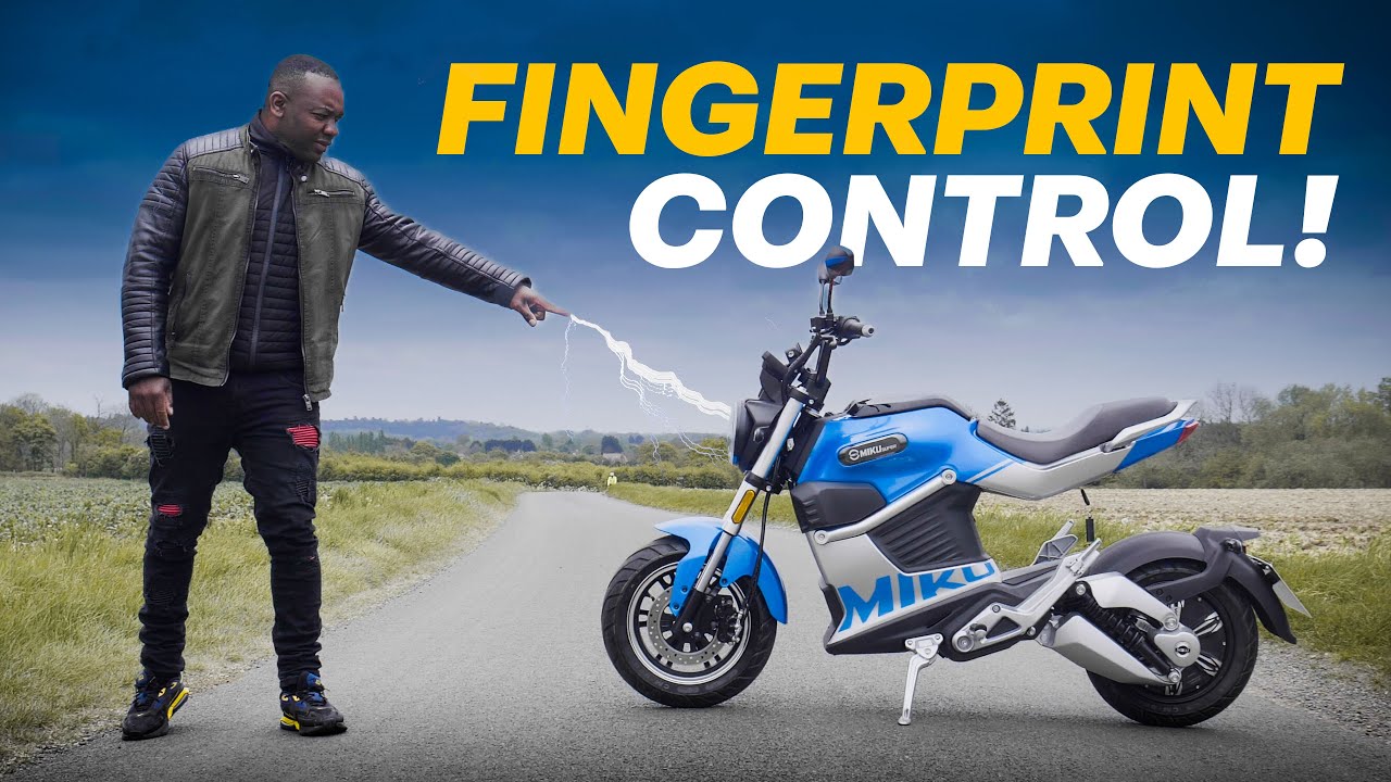 This Electric Scooter Has FINGERPRINT Control! SUNRA MIKU SUPER Review