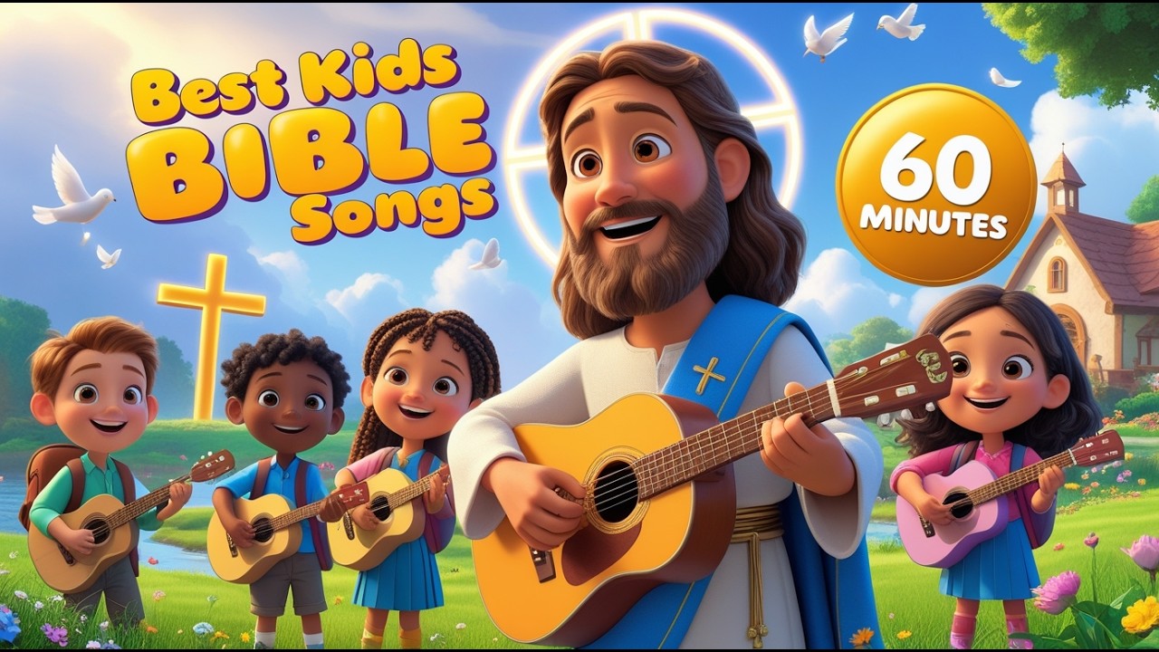 60 Min of Best Kids Bible Songs | New Happy Christian Music for Children (Ages 3–8)