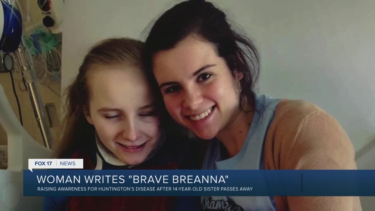 Woman writes children's book after losing sister to Juvenile Huntington's disease