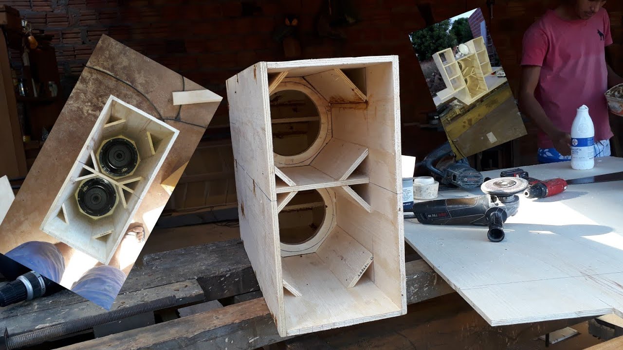 1° PARTE DO MINI PAREDÃO GRAVE DE 6.5 POLEGADAS (JNSOM)