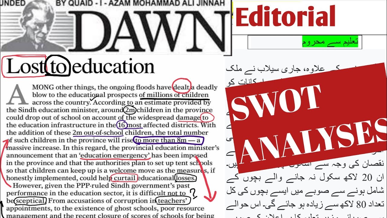 Dawn Editorial with urdu translation| Dawn news editorial| Dawn newspaper reading| @FatimaBatoolcss