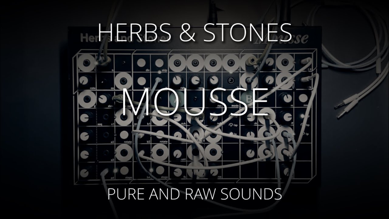 Mousse I forgot to plug the cable into the audio interface but I like to share it with you anyway 