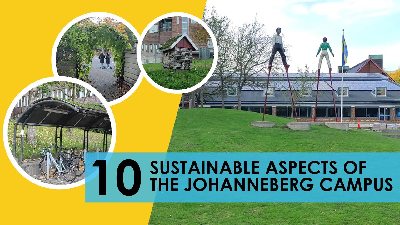 10 SUSTAINABLE aspects of campus Johanneberg