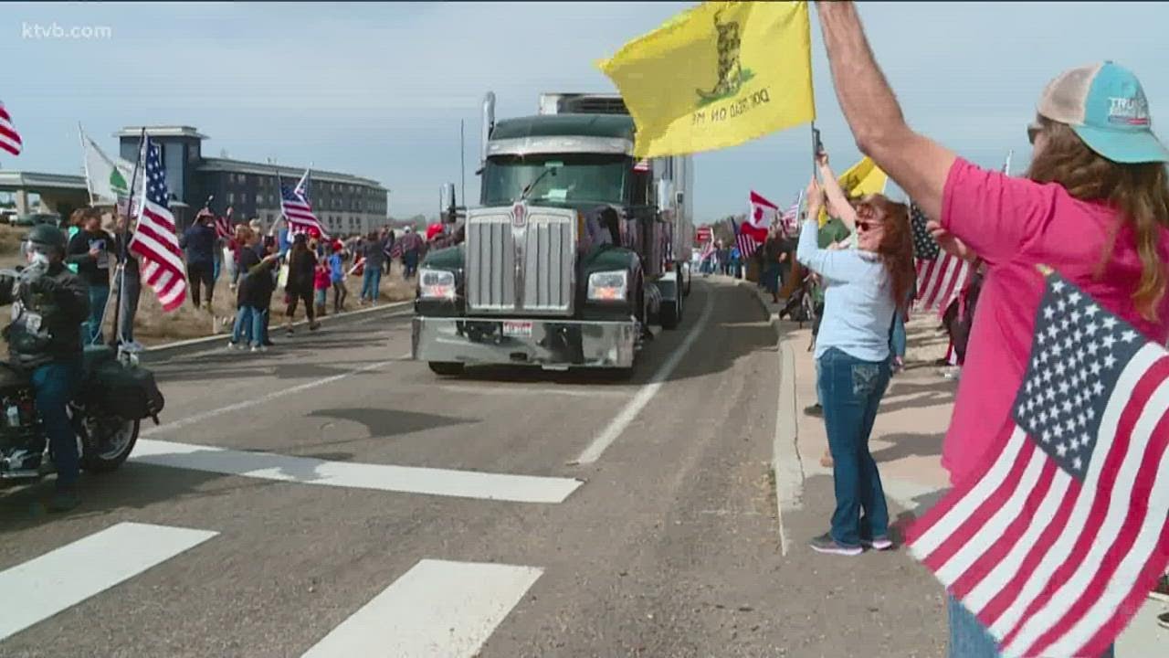 Freedom Truck Convoy passes through Boise
