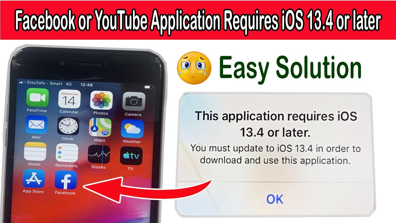 Как исправить ошибку «Приложение Facebook или YouTube требует iOS или более поздней версии» | Уст...