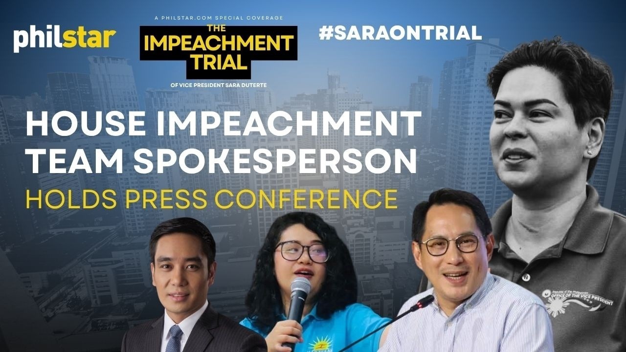 LIVE:  House Impeachment prosecution team holds press conference (July 17)
