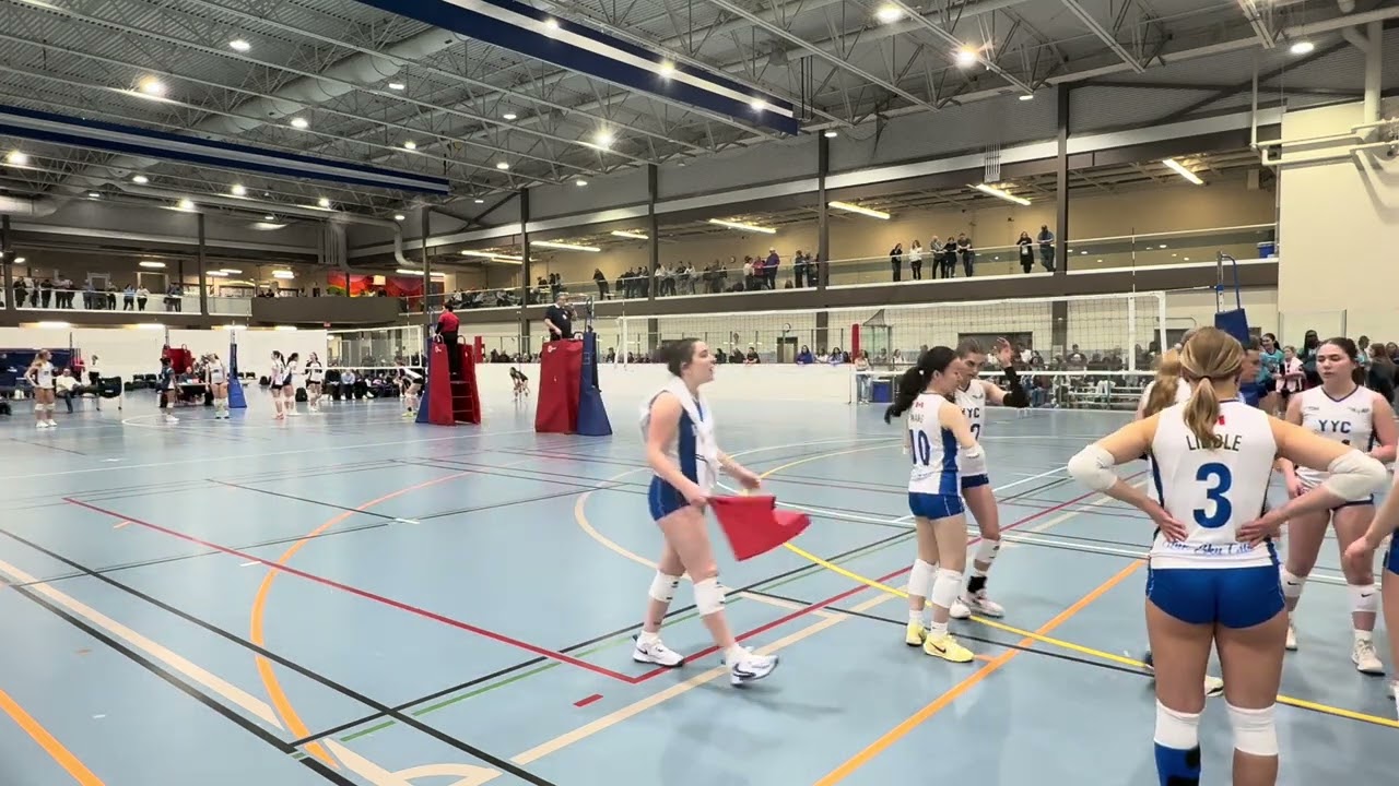 AVA 1 Team White vs West Side VC Set 2 final score 14 - 25 for West Side