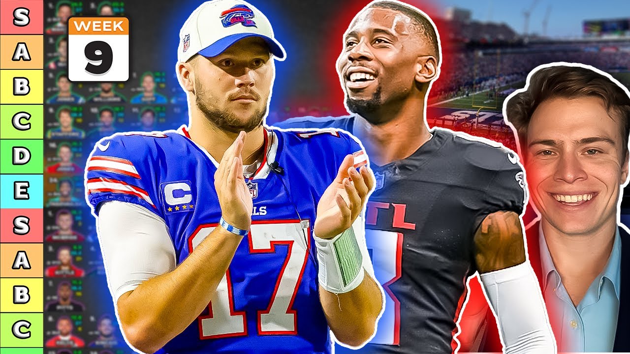 Week 9 Fantasy Football Rankings & Tiers (QB/TE/DST)