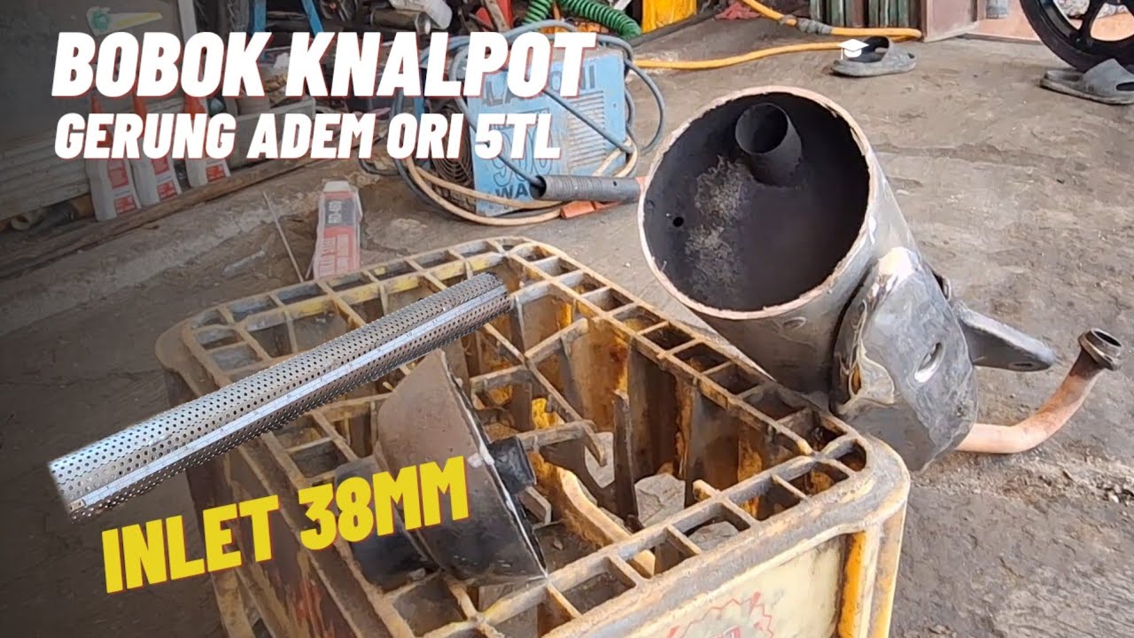 Bobok Knalpot Gerung Adeum Inlet 38mm Yamaha Mio Ori 5TL