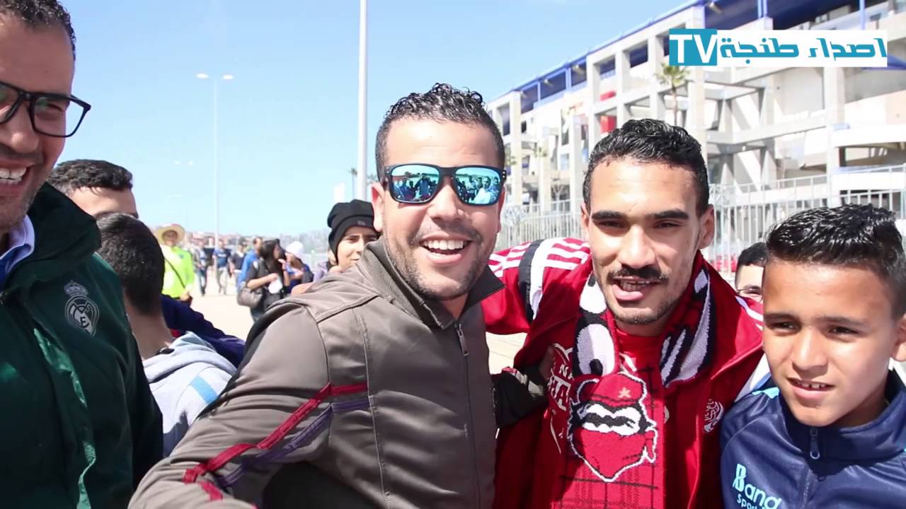 اتحاد طنجة 0- 3 الوداد البيضاوي ، اجواء احتفالية عاشتها جماهير طنجة بملعب ابن  لطوطة