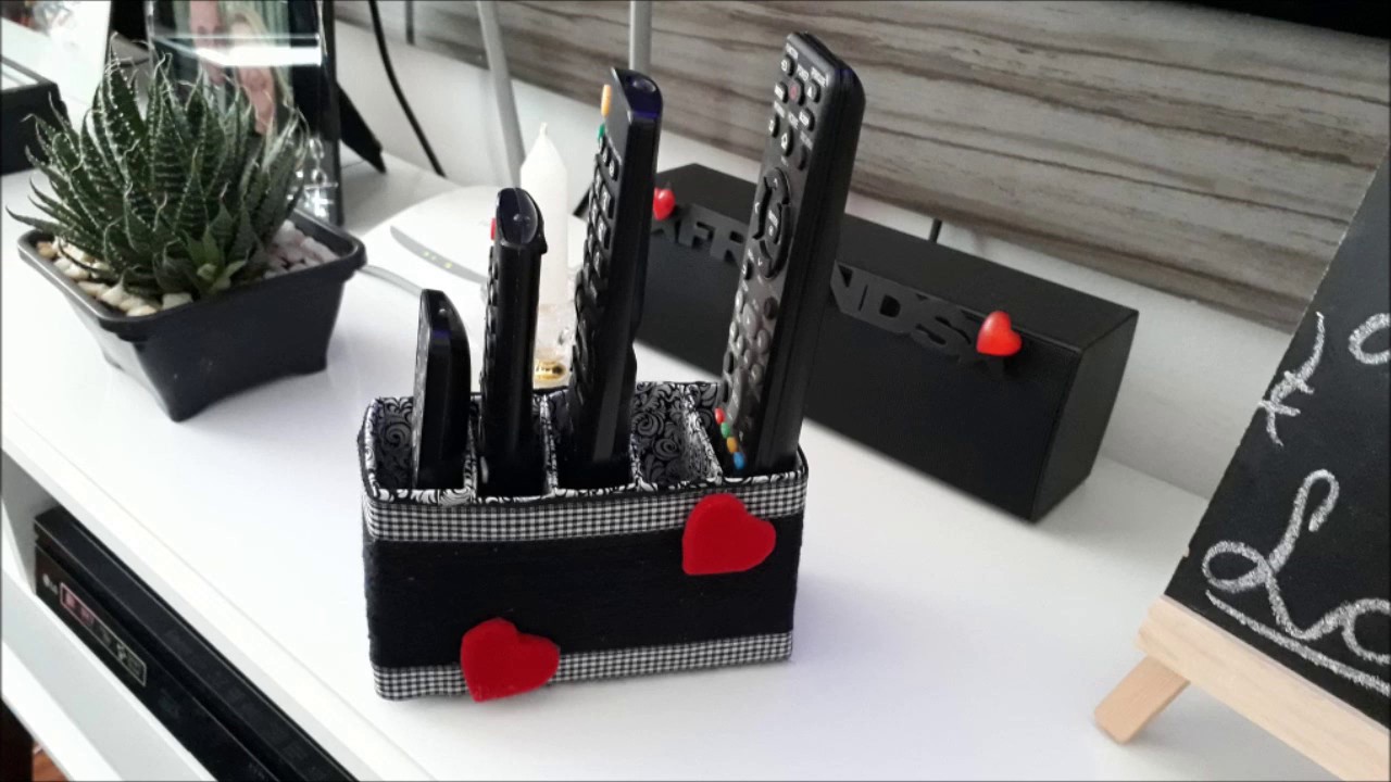 Porta Controle Feito com caixas de Sabonetes