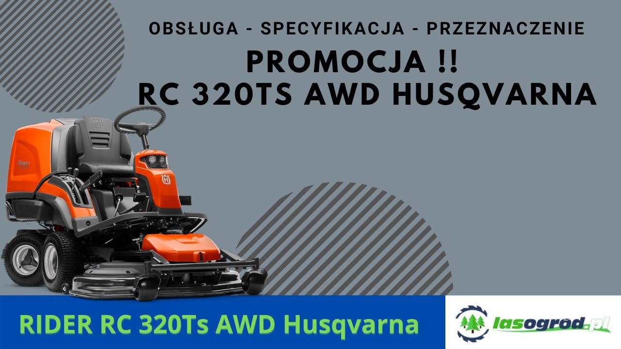 Rider RC 320Ts AWD Husqvarna maszyna do pracy całorocznej