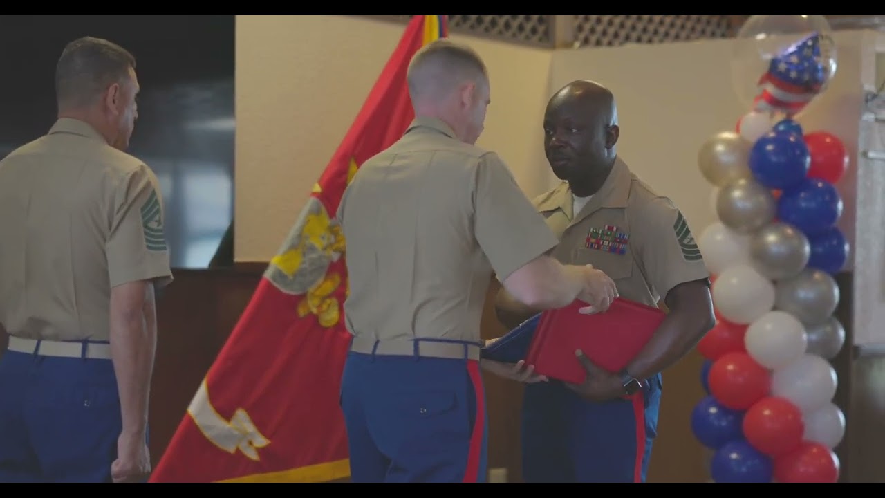 UNITED STATES MARINE CORPS RETIREMENT CEREMONY (full length)  by Zazen Media in Okinawa, Japan.
