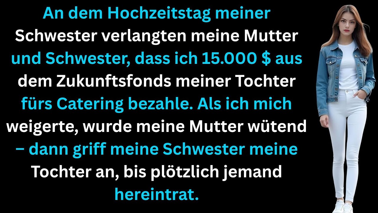 Bei der Hochzeit meiner Schwester lehnte ich 15.000 $ ab – plötzlich...