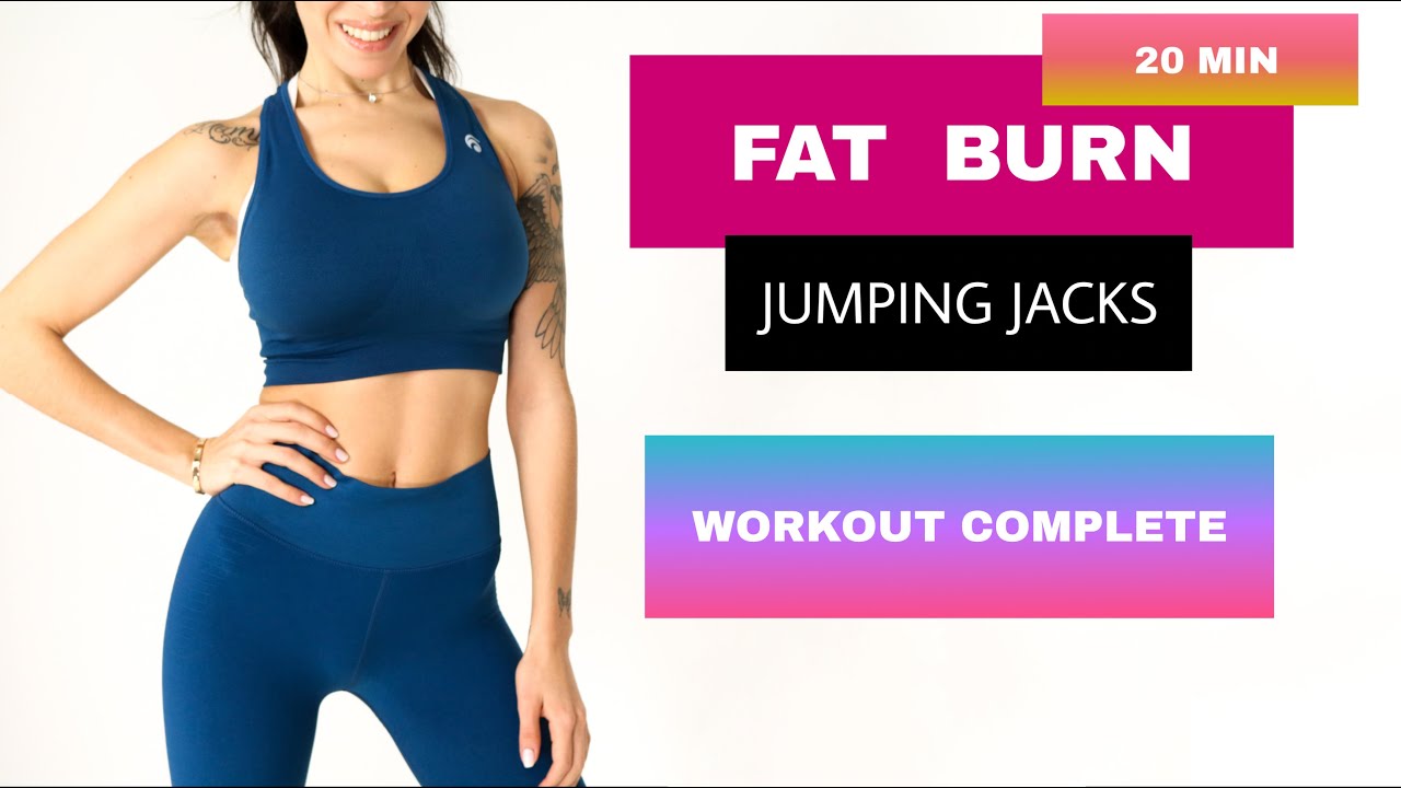 Intense 20 minute FAT BURNING WORKOUT - JUMPING JACKS WORKOUT 🔥 | (no equipment) | Caterina Falhi 👄🔊