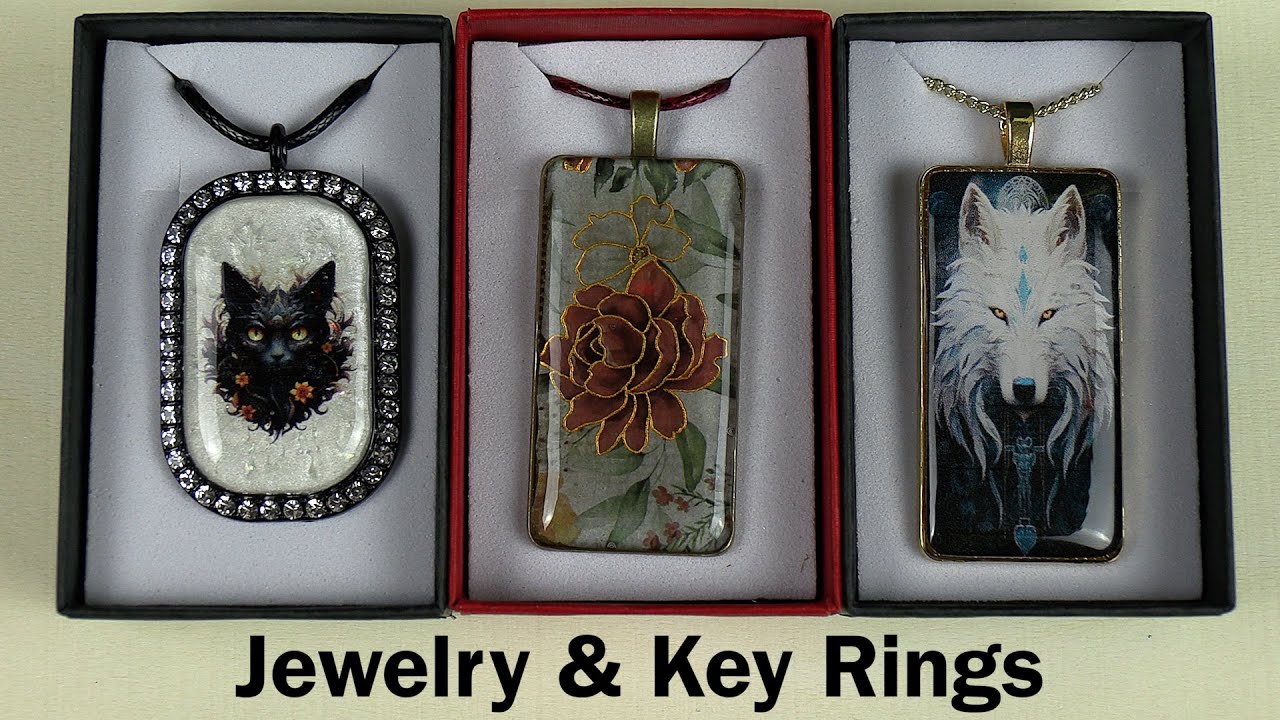 Jewelry and Key Rings - Crafting Custom Jewelry & Key Rings: Bezels, Tattoos, and More!