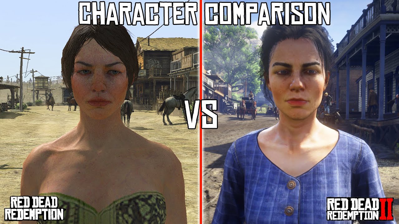I Compared Red Dead 1's Characters With Red Dead 2's!