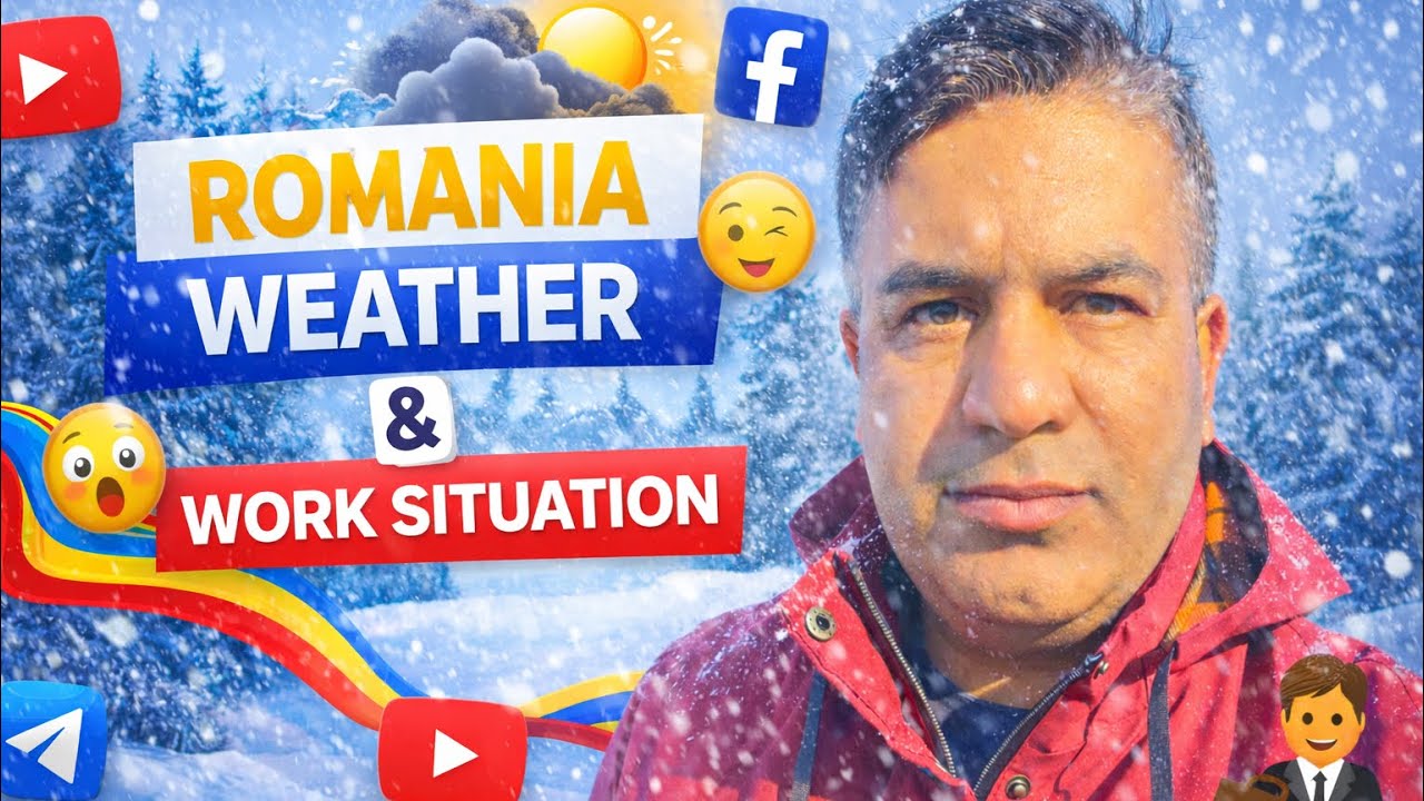 Snow Storm Hits Every Where Is Snow In IASI ROMANIA 🇷🇴 @Asim999 