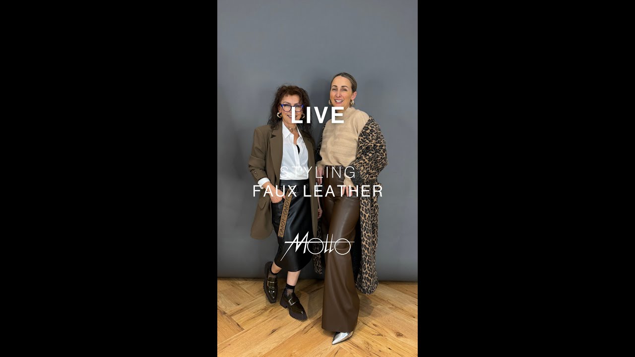 LIVE | How to Style Faux Leather