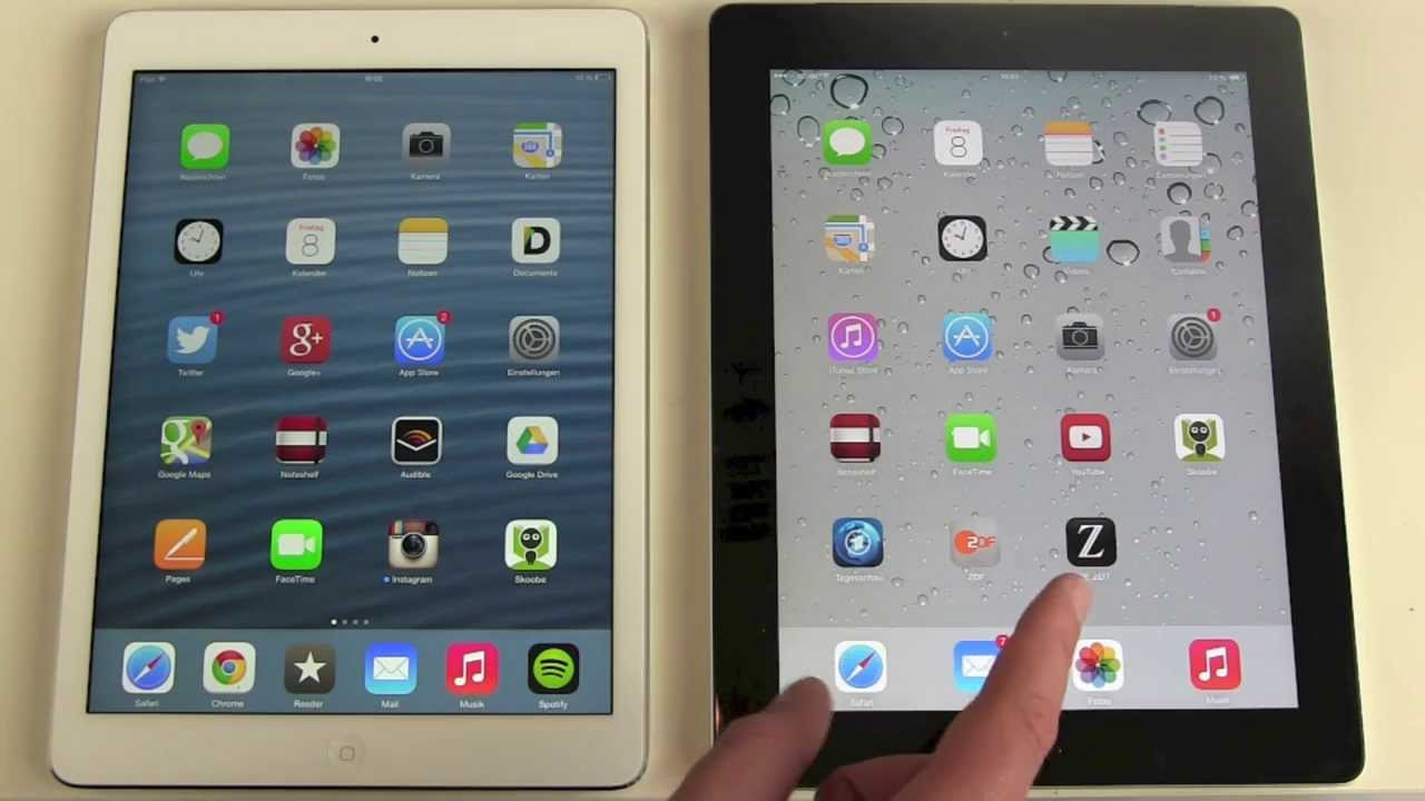 Apple iPad Air vs iPad 2 Comparison and Buyer's Guide