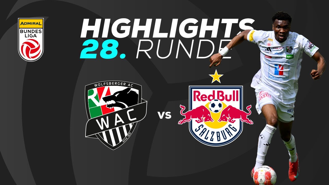 RZ Pellets WAC - FC Red Bull Salzburg 28. Runde ADMIRAL Bundesliga 2024/25