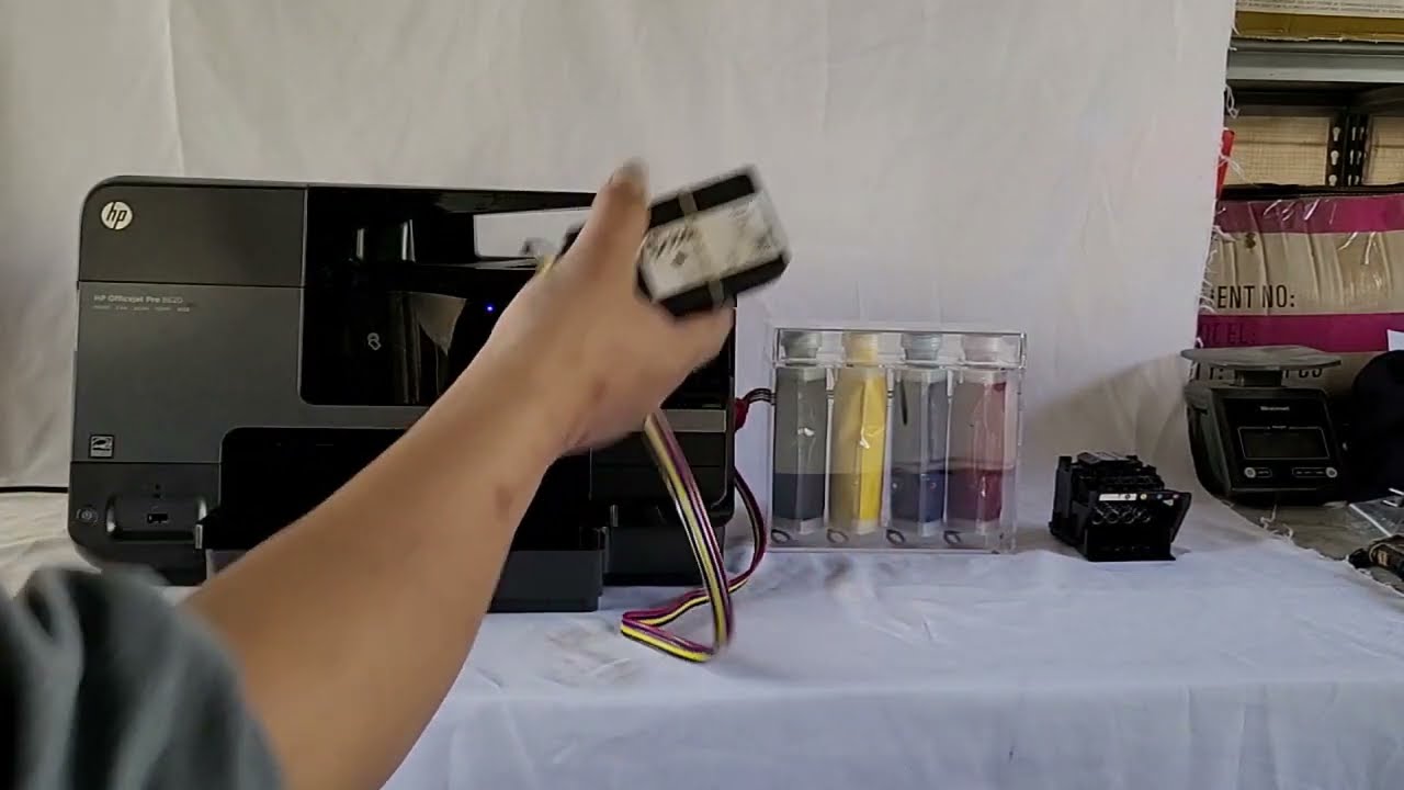 how to install H300 ink system CISS for HP officejet pro 8600 8610 8615 8620 8625