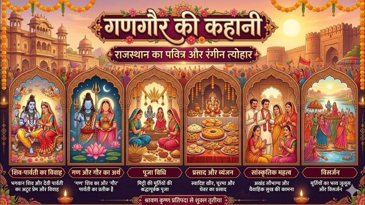 गणगौर की कहानी  | Gangaur Ki Kahani |