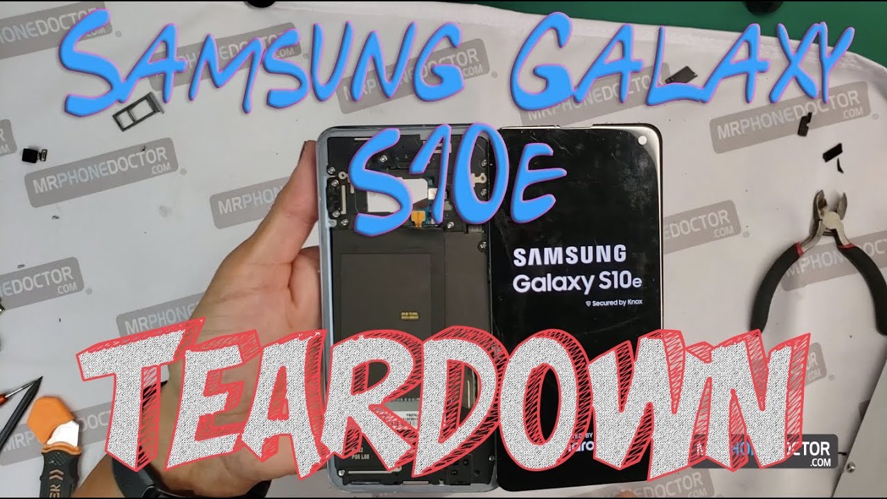 Ремонт треснувшего экрана Samsung Galaxy S10e. Полная разборка и разборка треснувшего экрана. Час...