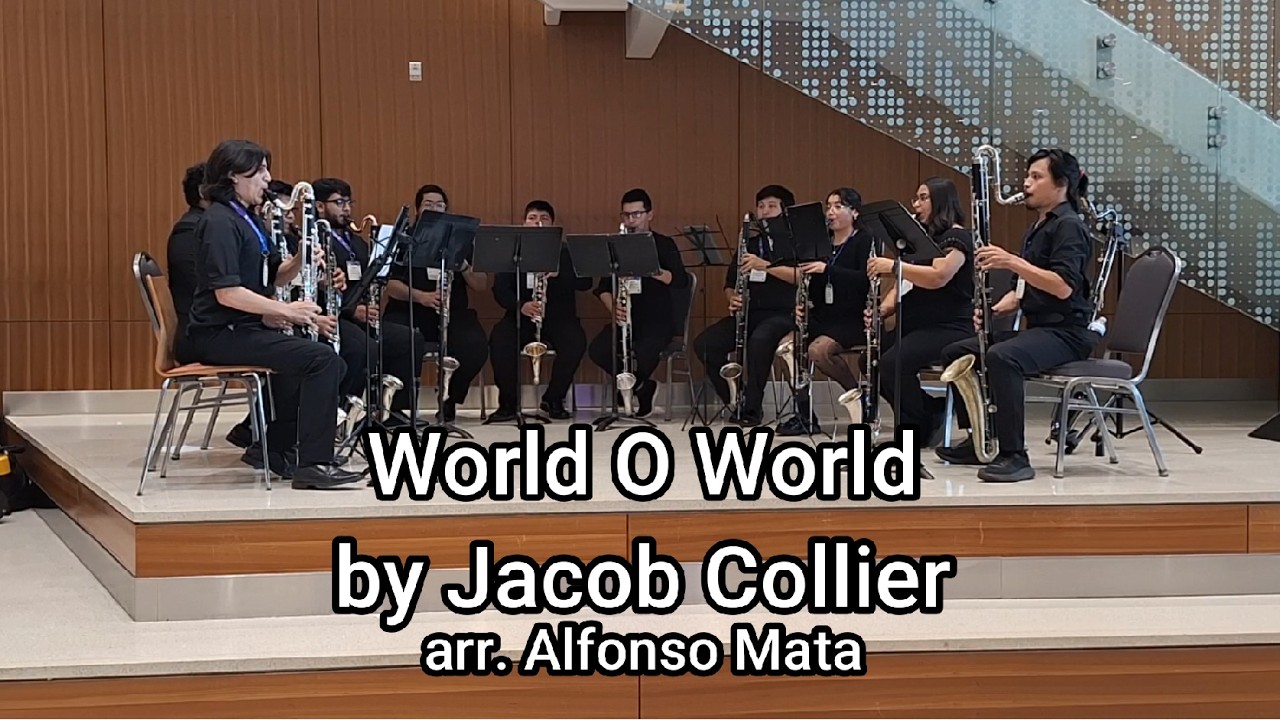 World O World by Jacob Collier | The Void Century Bass Clarinet Choir