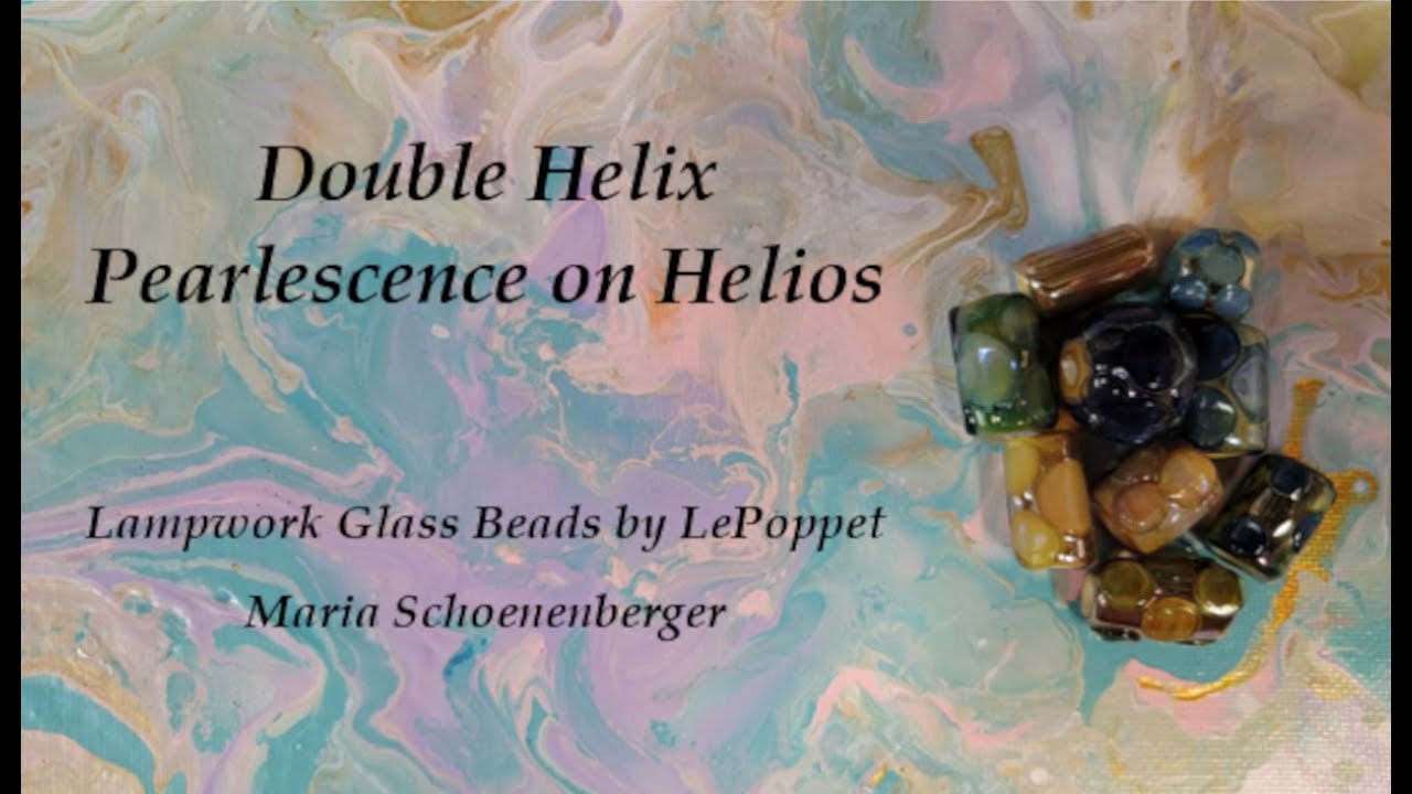 Lampwork Glass Beads: Pearlescent Helios